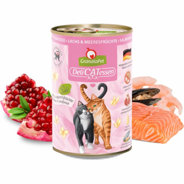 GRANATAPET DeliCATessen Salmon and seafood - mokré krmivo...