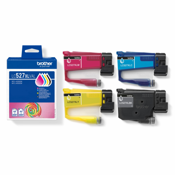 Brother LC527XL Value Pack - 4-balení - Vysoká výtežnost ...