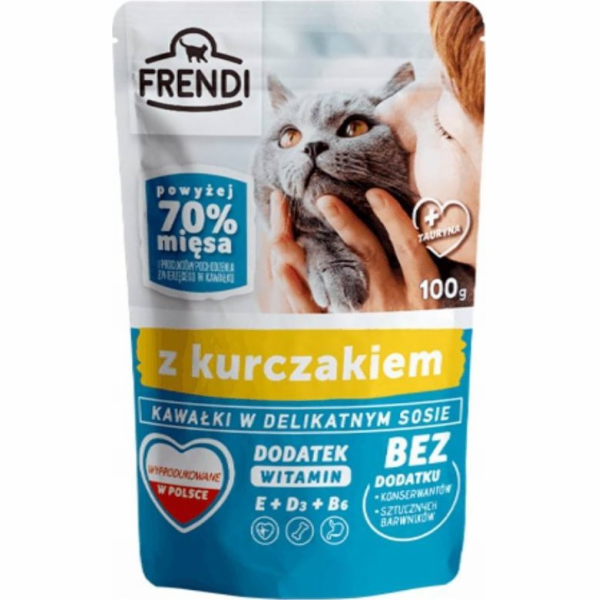 FRENDI Kousky v omáčce s kuřecím masem - mokré krmivo pro...
