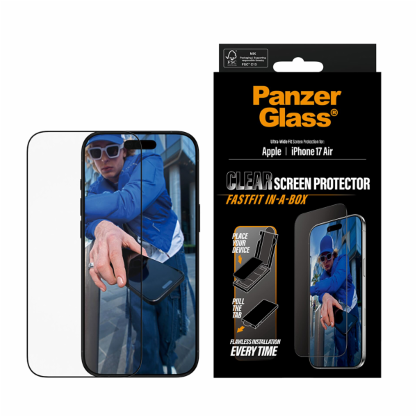 PanzerGlass Apple iPh17 Air Fast-in-box