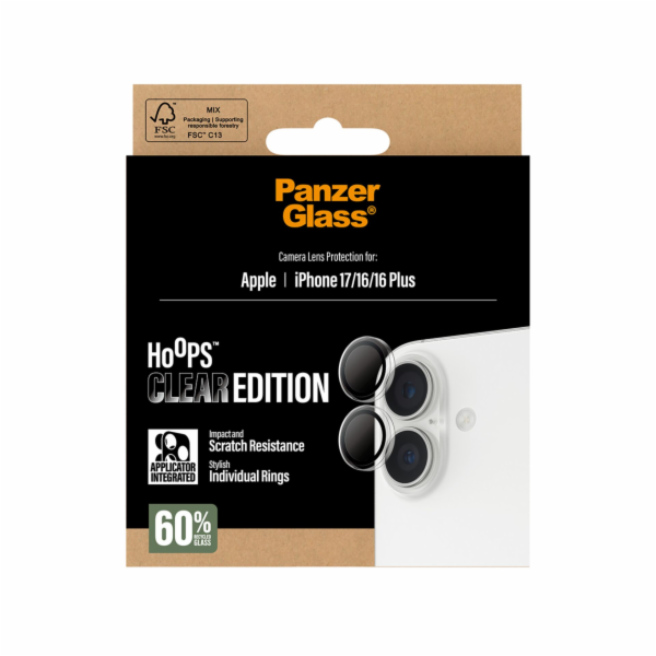 PanzerGlass Hoops Transparent  iP 16 17 iP 16 Plus