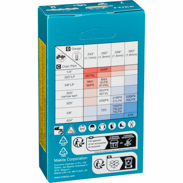 Makita  1916A3-9  Saw Chain 50 cm 95TXL