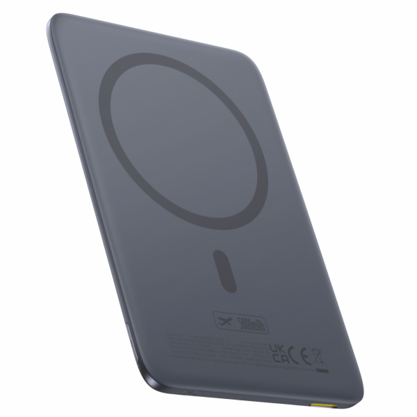 Baseus PicoGo AM41 5000mAh 20W  Grey + USB-C 60W 30cm, Black