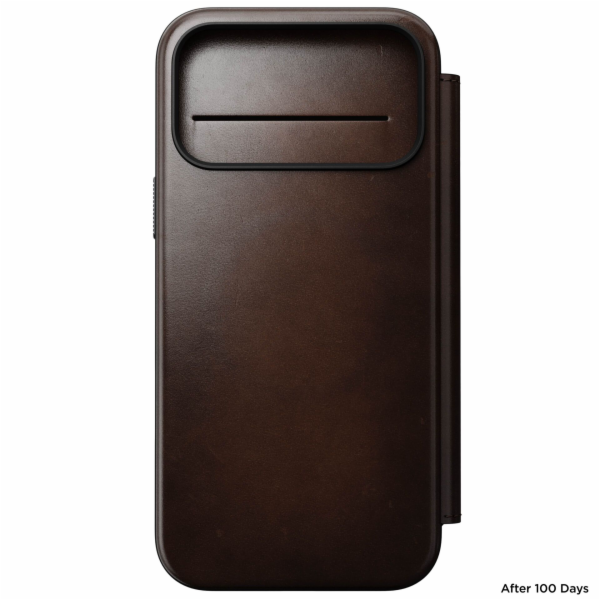 NOMAD pouzdro Modern Leather Folio Magsafe Horween pro iP...