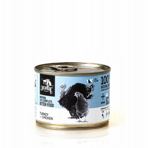 3COTY 41. Turkey and chicken for kittens - mokré krmivo p...