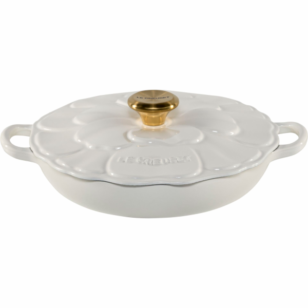 Le Creuset Gourmet-Profitopf  Blume 26 cm white