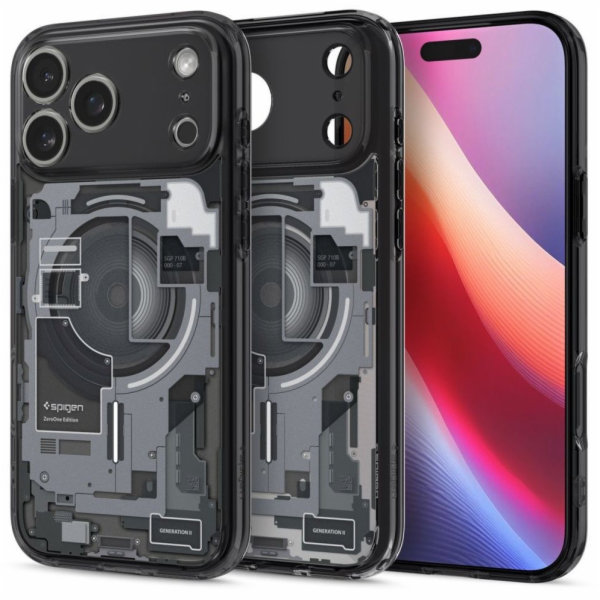 Spigen Kryt Ultra Hybrid MagSafe pro iPhone 17 Pro, černý