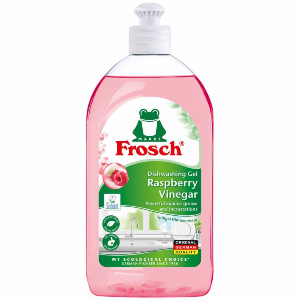 Frosch mycí prostředek na nádobí s vůní malin, 0,5 l