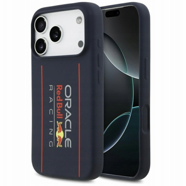 Red Bull Silicone Vertical Logo MagSafe Zadný Kryt pre iP...