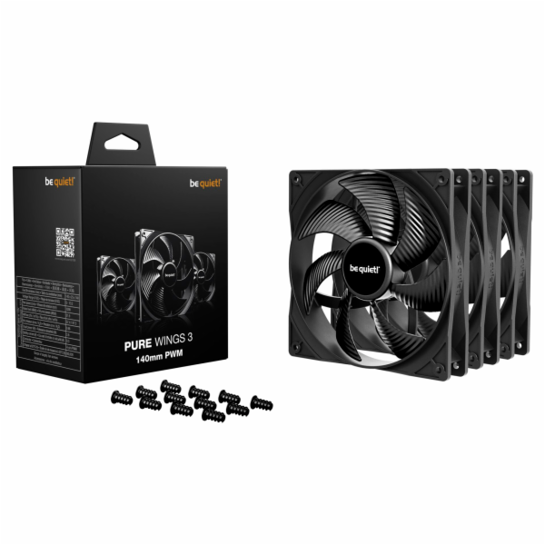 be quiet! Pure Wings 3 140mm PWM  Case Fans 3-Pack