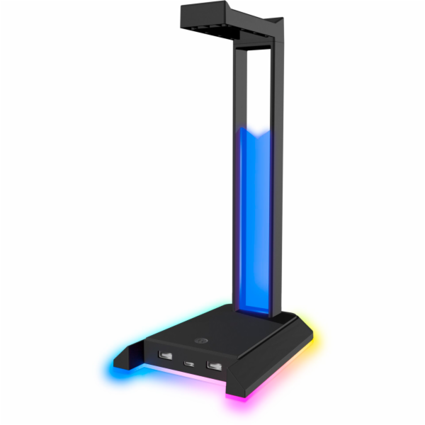 SPEEDLINK Excello RGB Headset Stand, USB2.0 Hub, black