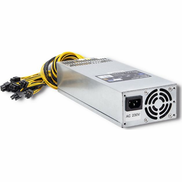 Qoltec 50177 Napájecí zdroj PCI-E Smart 1600W | 80 Plus G...