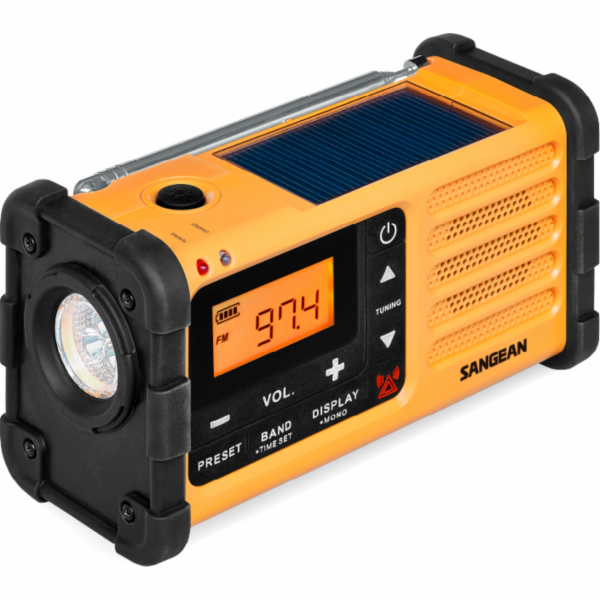 Sangean MMR-88 (USB-C) yellow  Emergency/Crank/Solar Radio
