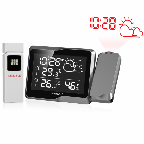 KIENZLE DCF Radio-Control.Home  Weather Station with Proj...