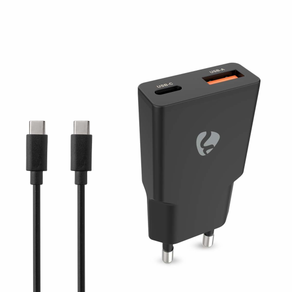 NEDIS síťová nabíječka/ 20 W/ PD 3.0/ rychlé nabíjení/ 1....