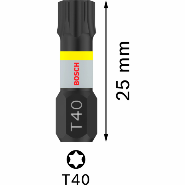 Bity Bosch T40 Impact Control (2 kusy)