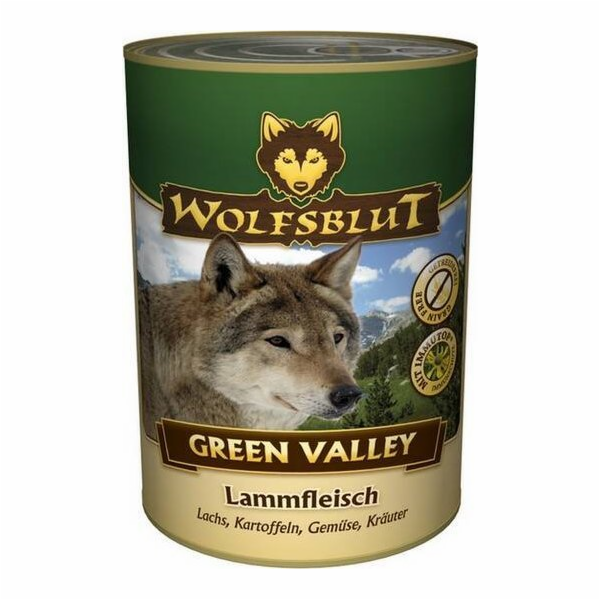 Wolfsblut Green Valley Mokré krmivo pro dospělé psy Jehně...