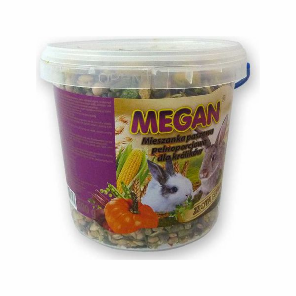 Krmivo pro králíky Megan, zlatá série, 500 g