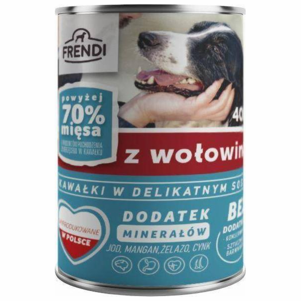 FRENDI with Beef chunks in delicate sauce - mokré krmivo ...