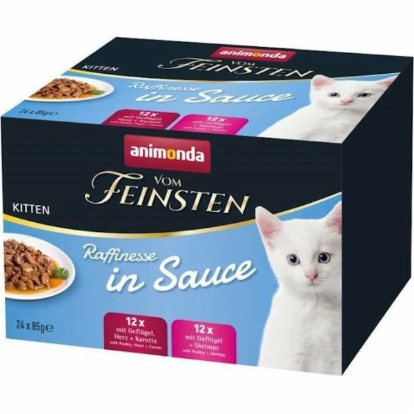 ANIMONDA Vom Feinsten Kitten Raffinesse in sauce Box - mo...