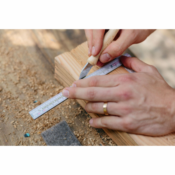 Kirschen Scribing knife with  beech booklet, trapezoidal ...