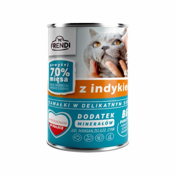 FRENDI with Turkey chunks in delicate sauce - mokré krmiv...