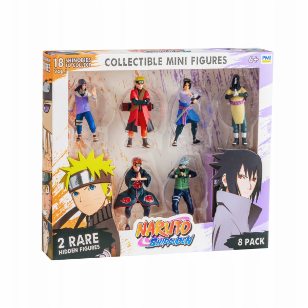 NARUTO SHIPPUDEN FIGURES - 8 PACK DELUXE EDITION VER. B