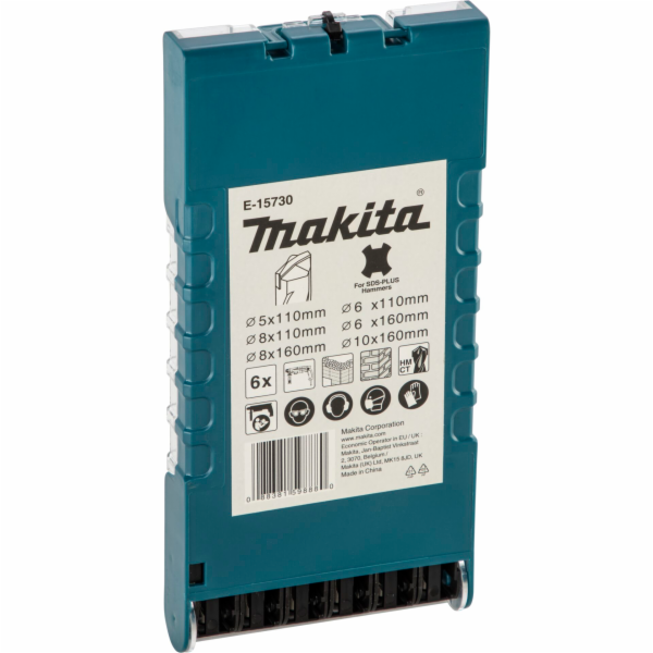 Makita E-15730 SDS-Plus  Betonbohrer-Set 6-tlg.