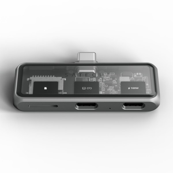 Satechi USB-C PD Mobile XR Hub &amp;  MicroSD Card Reader...
