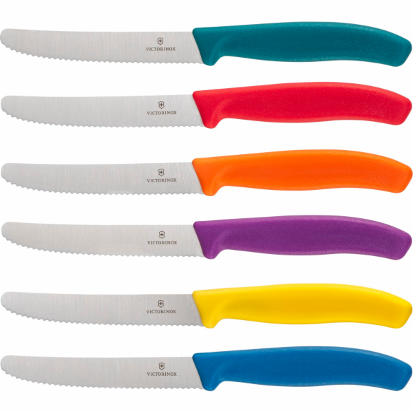 Victorinox Swiss Classic Table  Knife Set, 6pcs.,Multicolour