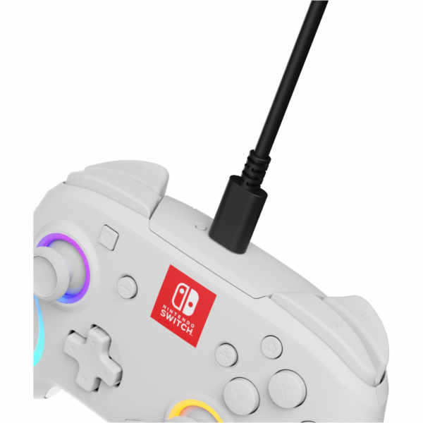 PDP Afterglow Wave  Wireless Controller NS White