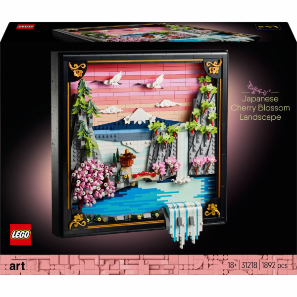 LEGO ART 31218 Japonská krajina s rozkvetlými třešněmi