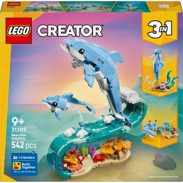 LEGO Creator 31385 Sea Animals:  Beautiful Dolphins