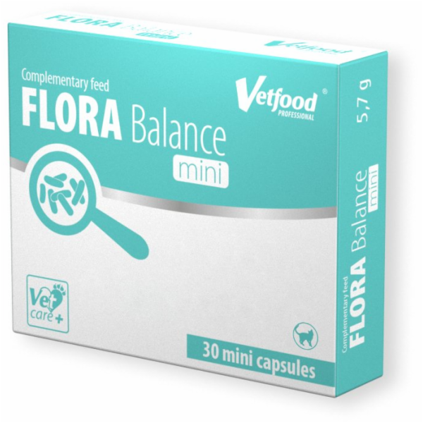VETFOOD Flora Balance Mini - doplňky stravy pro kočky - 30ks