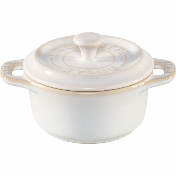Staub Mini Cocotte Set 4-Piece  Round, Ceramic, Ivory