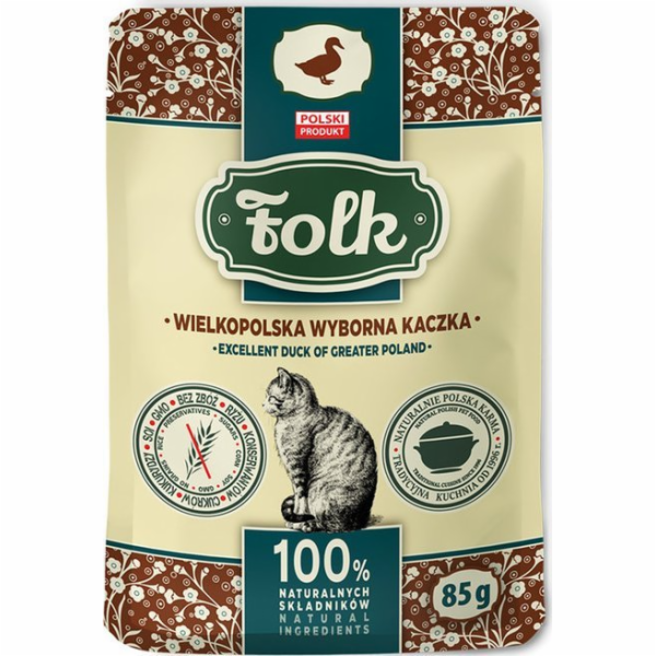 FOLK Excelent duck of Greater Poland Mono - mokré krmivo ...