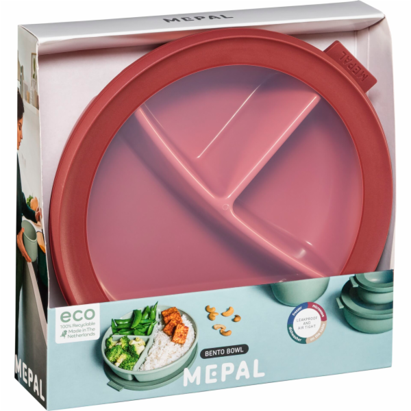 Mepal Bento Bowl Cirqula  vivid mauve (250+250+500ml)