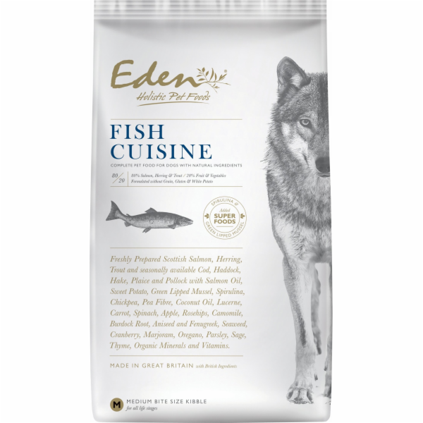 EDEN 80/20 Fish Cuisine Medium & Large - suché krmivo pro...