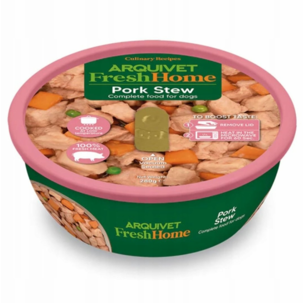 ARQUIVET Fresh Home Mono Pork stew - vlhké krmivo pro psy...