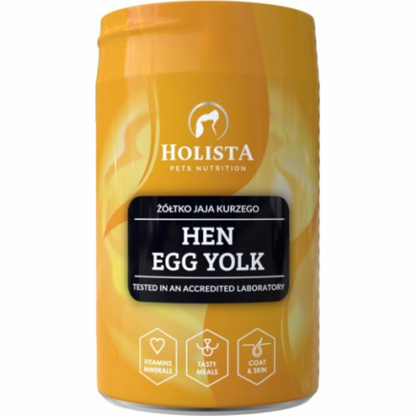 HOLISTA Hen egg yolk - doplňky stravy pro psy a kočky - 120g
