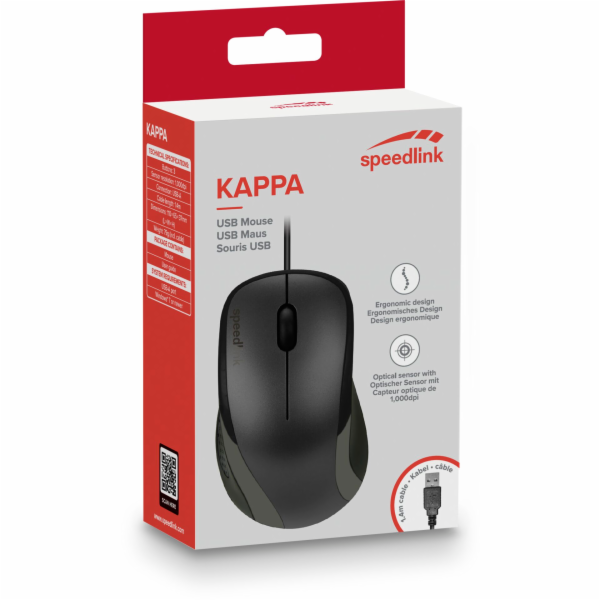 Speedlink KAPPA Mouse  USB, black