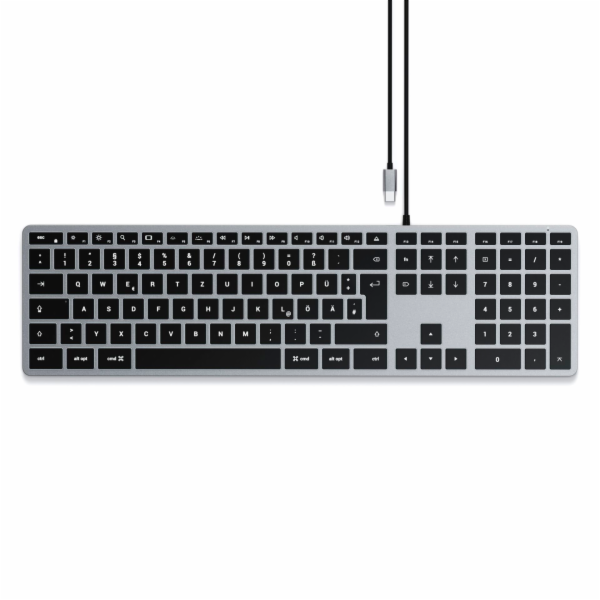 Satechi Slim W3 USB-C Wired  Keyboard-DE (German)