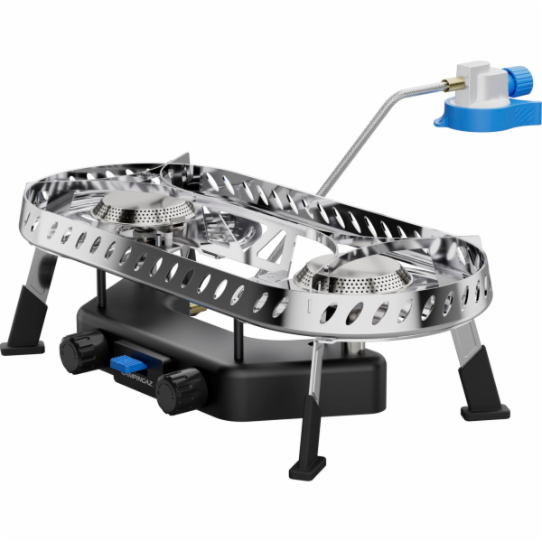 Campingaz Camping Stove Camp & Trek Twin Connect (stříbrn...
