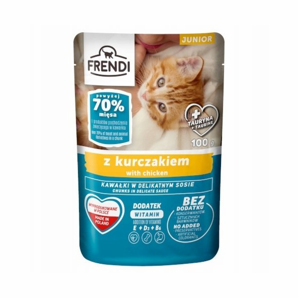 FRENDI Junior with chicken chunks in gravy - mokré krmivo...
