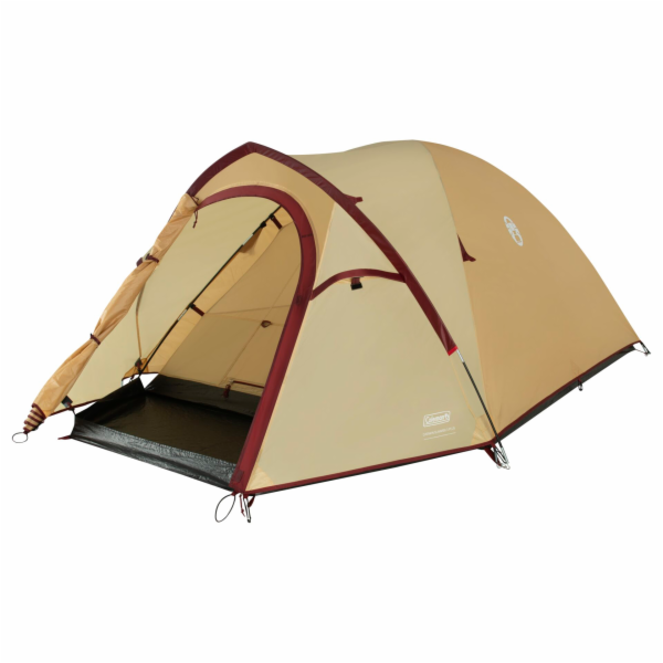 Coleman Darwin 3 Plus Summer (béžová/tmavě červená)