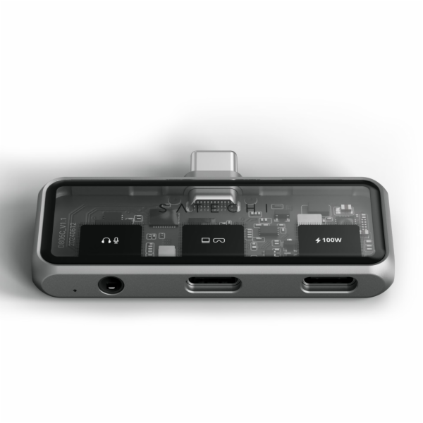 Satechi USB-C PD Mobile XR Hub &amp;  3.5mm Audio space grey