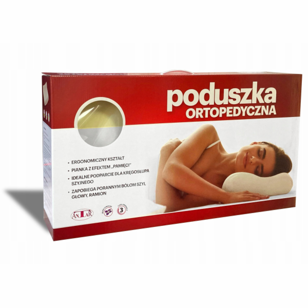 Profilovaný polštář z paměťové pěny AT03002