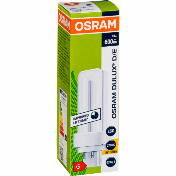 Osram DULUX D/E Energy-saving  Lamp 10W/827 G24Q-1 FS1