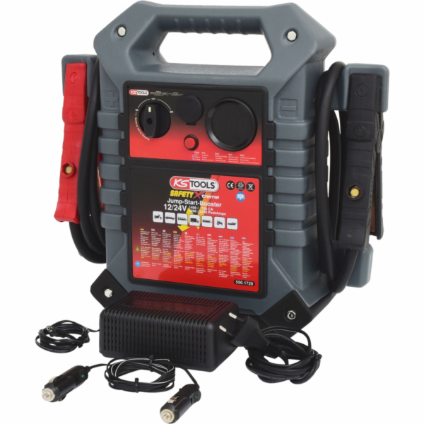 KS Tools 12V/24V Bat.-Booster  mobiles Starthilfegerät 14...