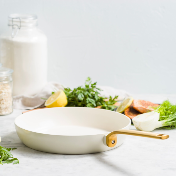 GreenPan Evolution Frying Pan  24cm Cream